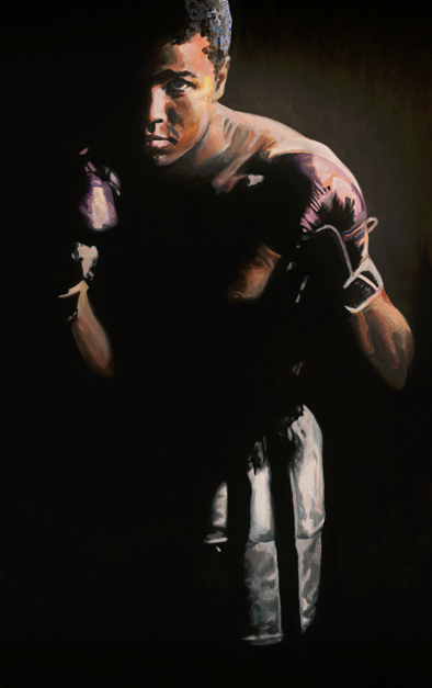 Ali Standing collage